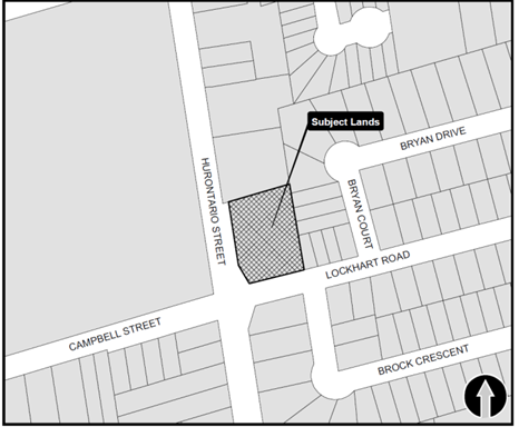 Location map for 655 Hurontario St., Town of Collingwood