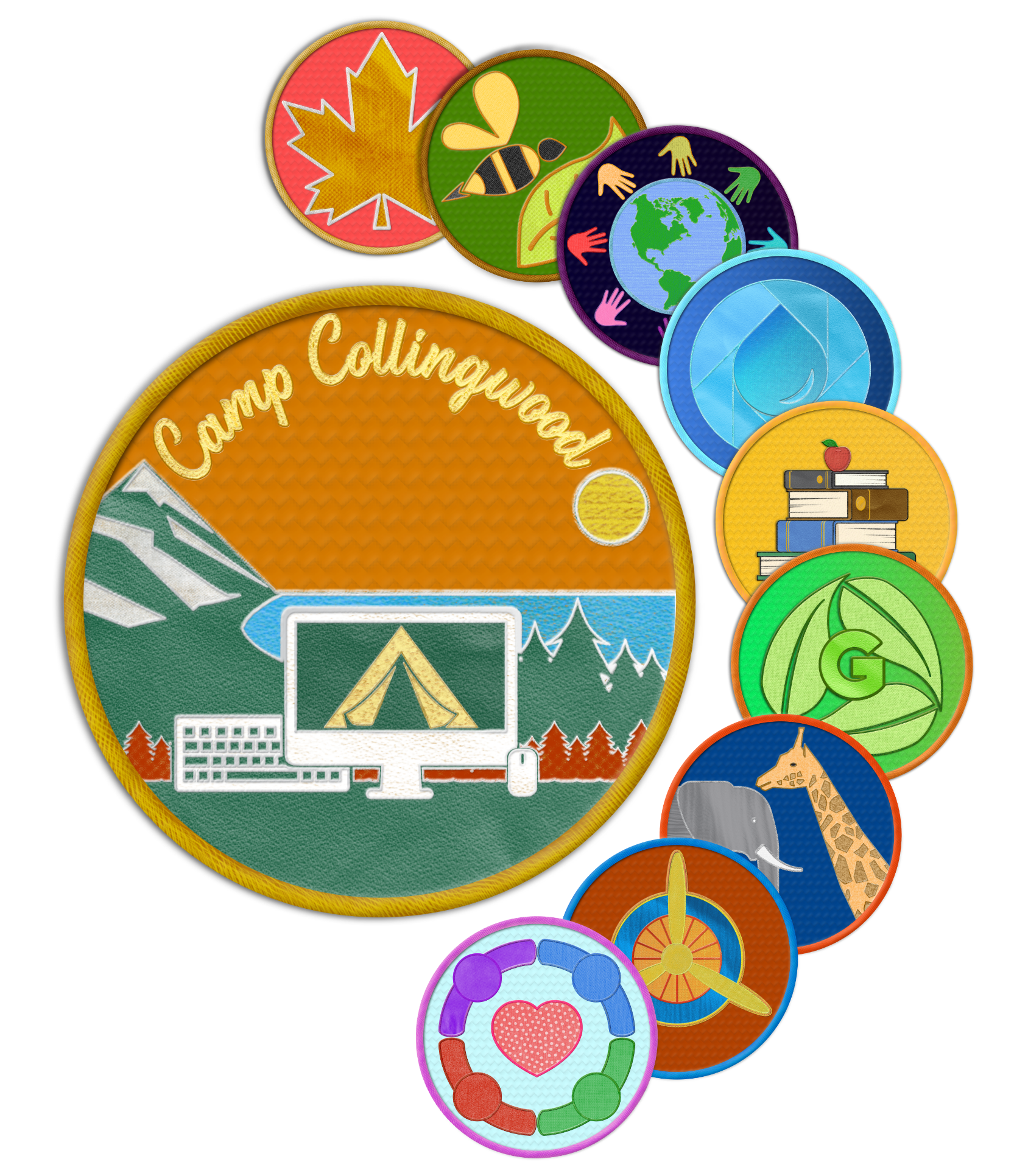 Camp Collingwood All Badges 