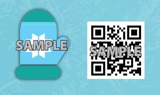 Mitten and QR code sample image