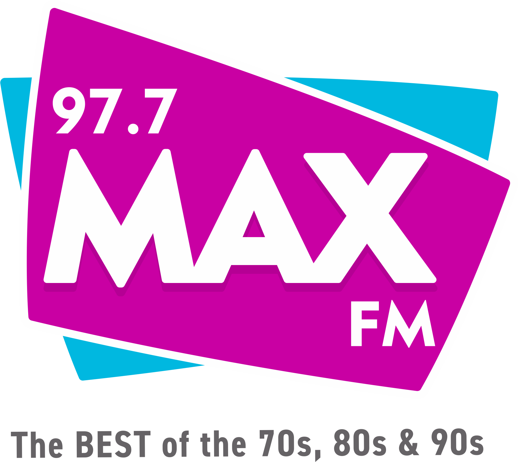 97.7 MAX FM logo