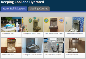 8 photos of water bottle refill stations across Collingwood