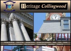 image of heritage properties in Collingwood. 