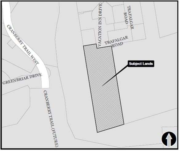 Location Map of Wyldewood Creek Hwy 26 West Vacation Inn Drive