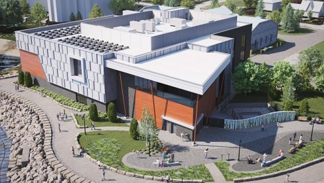 Water Treatment Plant expansion rendering Water Treatment Plant expansion rendering
