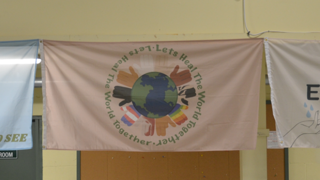 Earthfest flags