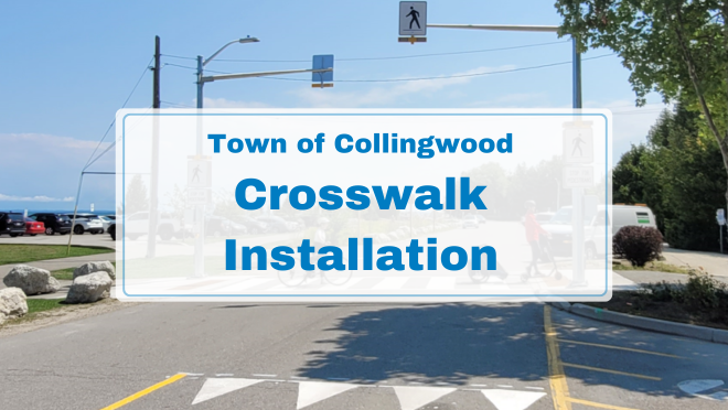 crosswalk installation
