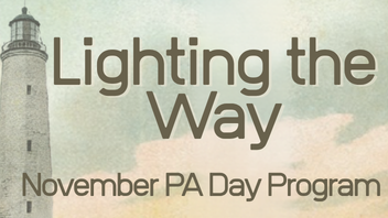 Lighting the Way November PA Day Program Banner