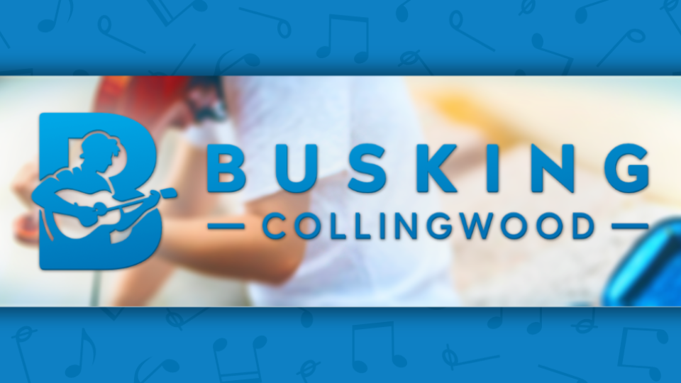 Busking Collingwood Logo