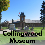 collingwood museum exterior under a blue sky