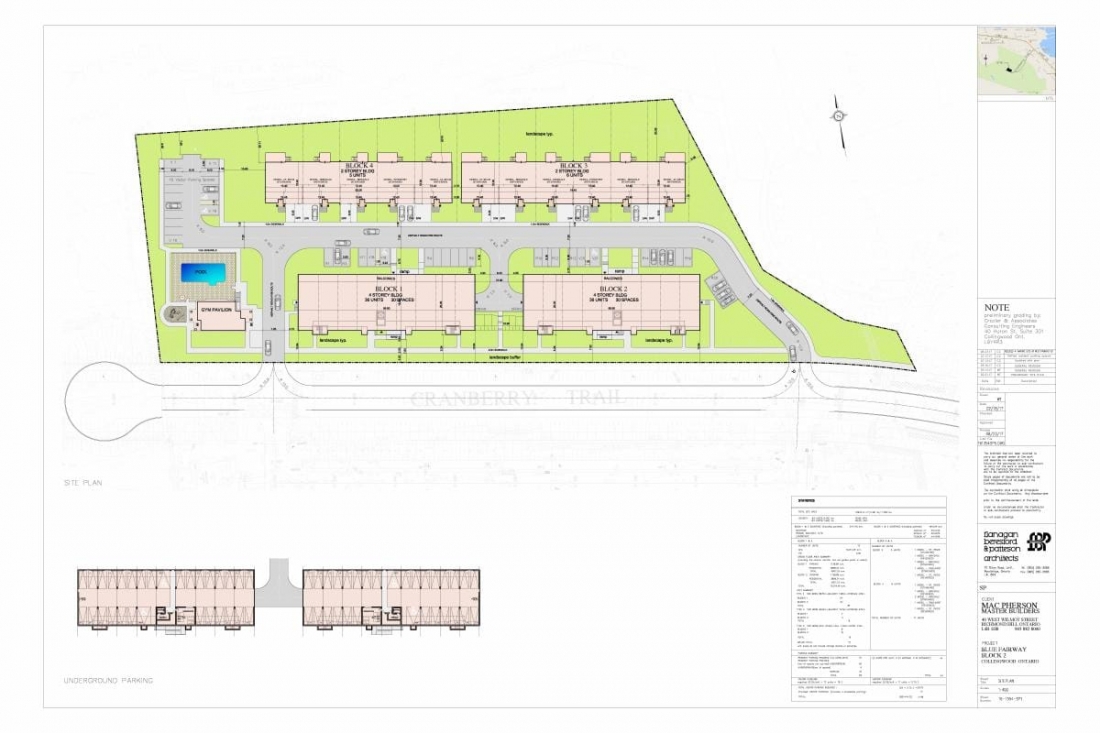Site Plan for Blue Fairway Block 2 the Terminus