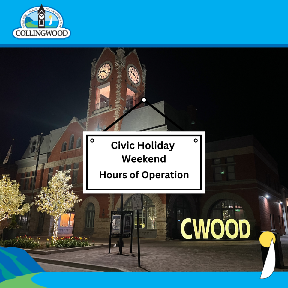 Civic Holiday Hours of Operation Civic Holiday Hours of Operation