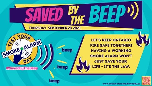 Saved by the Beep - Test your smoke alarm day