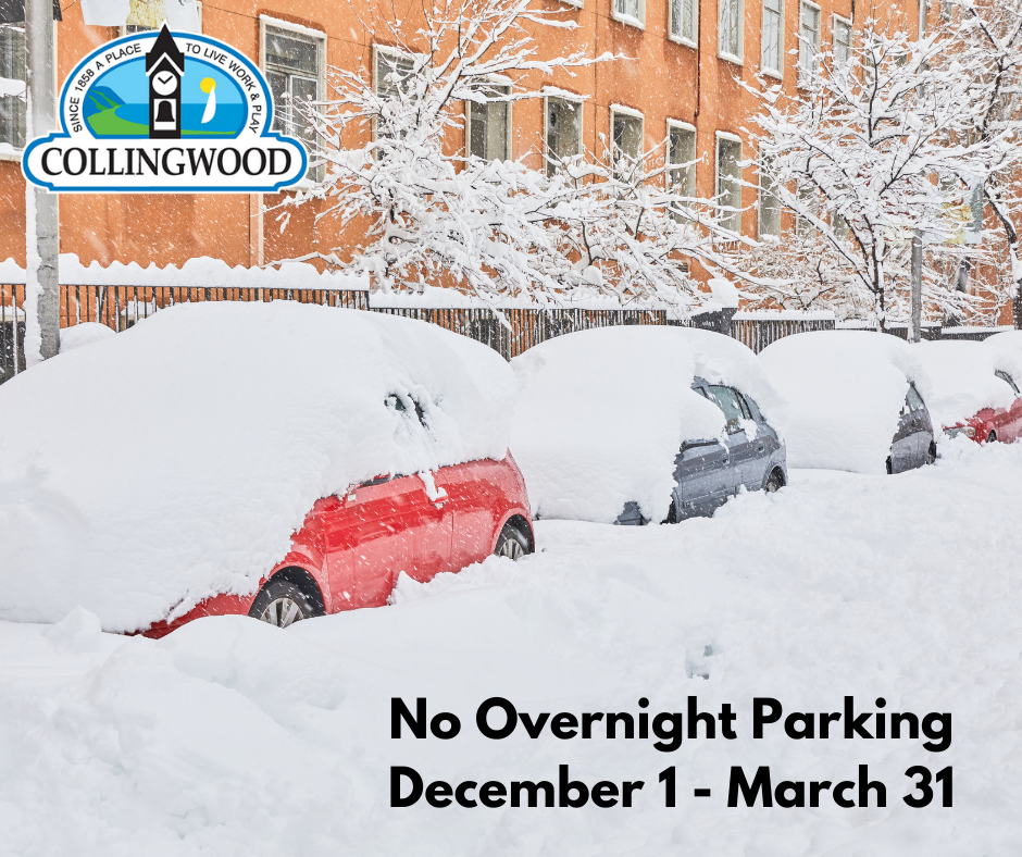 No overnight parking December 1 to March 31