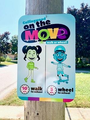 On the Move street sign