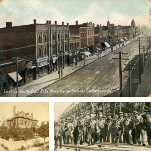 Museum online collection collage