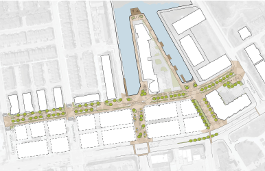 Map of shipyards public realm