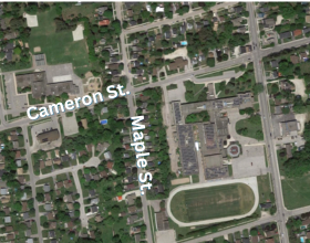 satellite map of subject lands