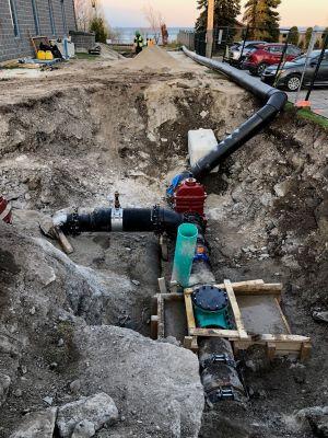 works at the water treatment plant