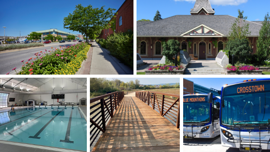 Collage of Town Assets