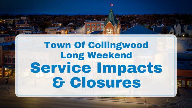 long weekend service impacts & closures