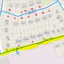 Collins Street temporary road closure location map