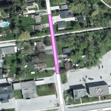 Hickory Street temporary closure map