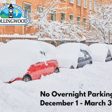 No overnight parking December 1 to March 31