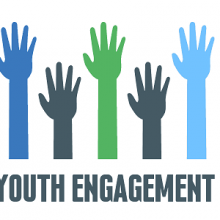 Youth Engagement hands raised