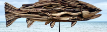 The First Cast by Mark Arnold, Georgian Bay Driftwood Art 