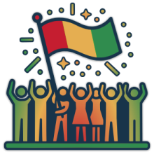 Black History Month Flag