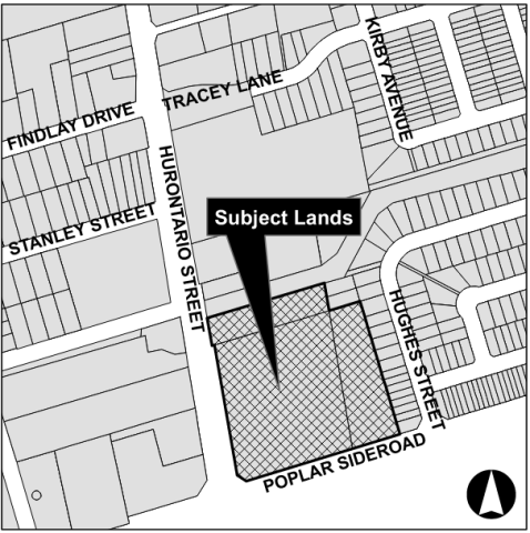 map detailing the project location for gateway centre