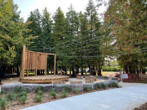 Stage at Sunset Point Park