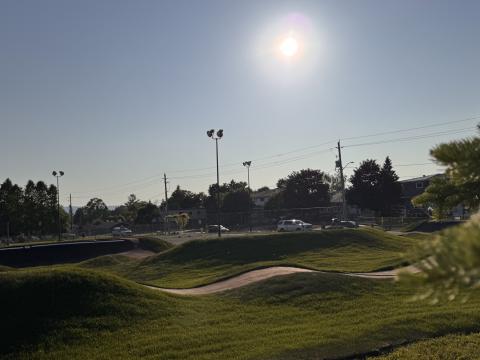 Cycle pump track at Old Village (Legion) Park