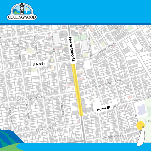 map of hurontario street