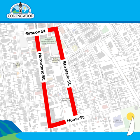 map of pride parade road closures