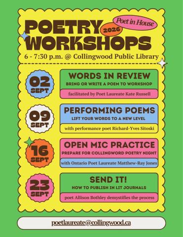 Poetry Workshop poster