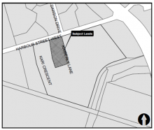 Location Map for the Royal Windsor Condominium Exemption in Collingwood, ON