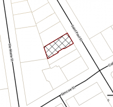 Location map for 58 St. Paul St., Town of Collingwood, ON