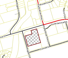 Location Map for 500 Hume Street, in the Town of Collingwood Location Map for 500 Hume Street, in the Town of Collingwood