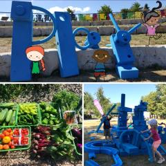 Community garden and mobile park blocks