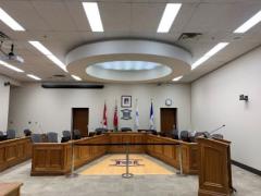 interior photo of Collingwood Council chambers