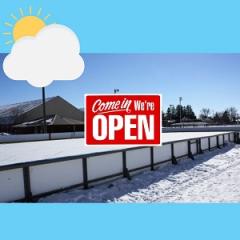 outdoor rink open