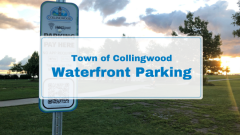 parking sign at sunset point park