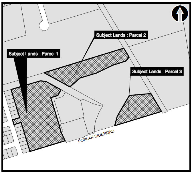 Location Map of Proposed Liberty Pretty River Subdivision