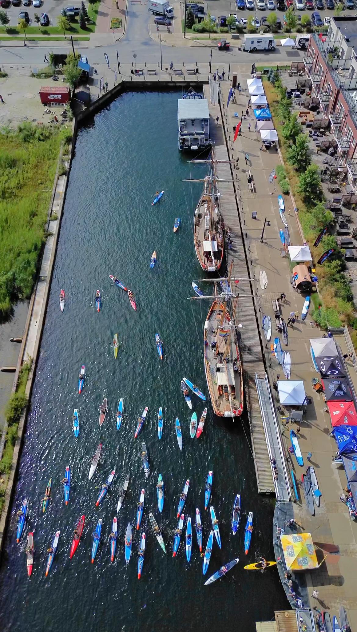 SUP boards in the basin