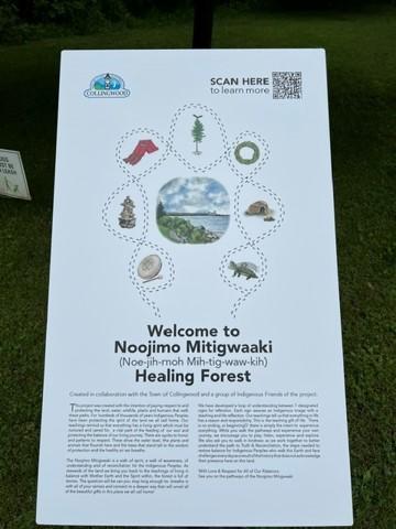 Healing Forest Sign