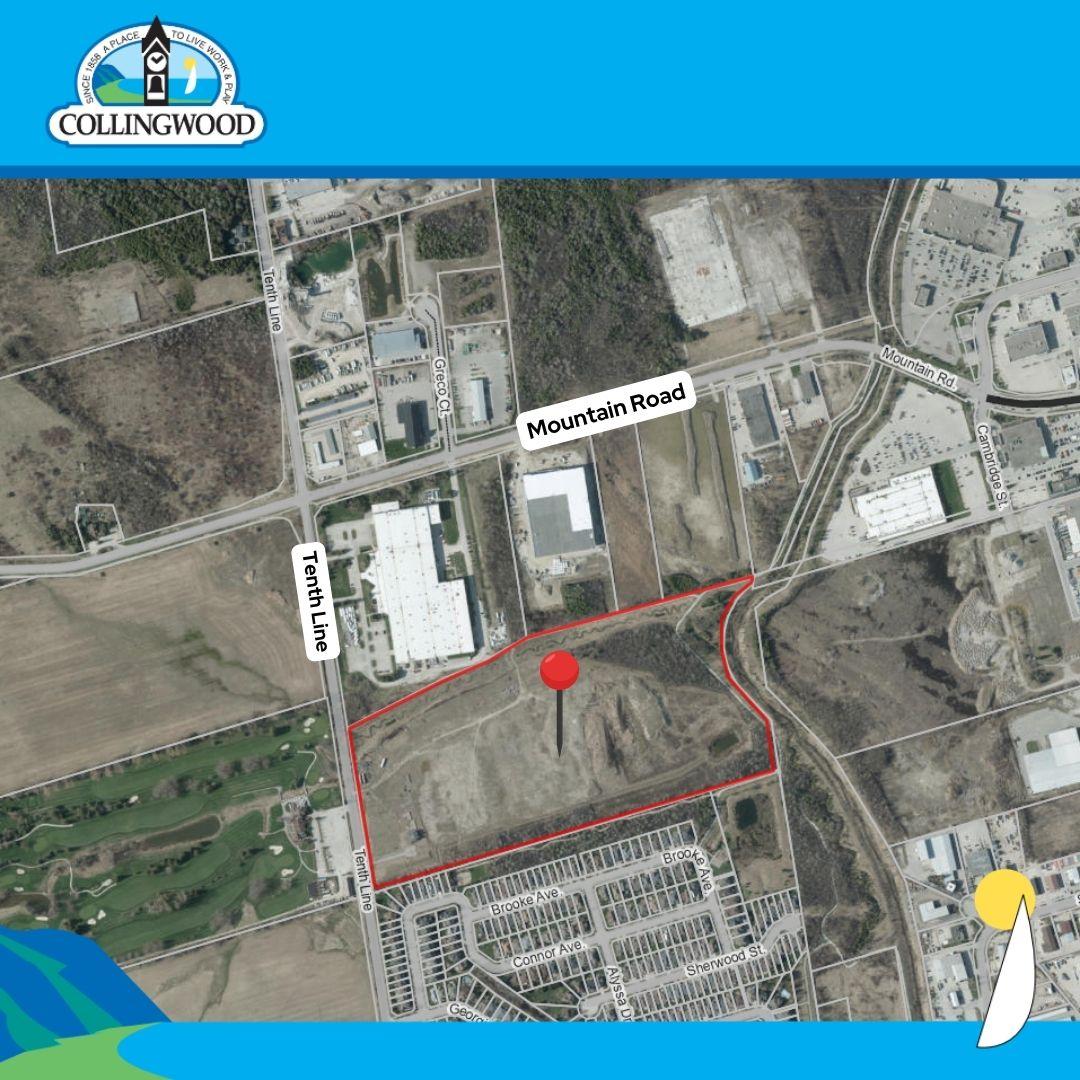 map of 725 Tenth line property