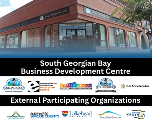 Business Development Centre partner logos and participating organizations