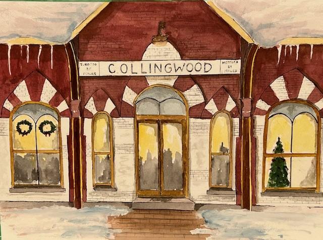 Building with the word Collingwood above windows