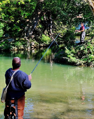 fishing on Pretty River